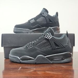 New With Box Women's Air Jordan 4 Black Cat